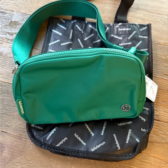 lululemon athletica Handbags - NEW Lululemon Belt Bag Cascadia Green NWT